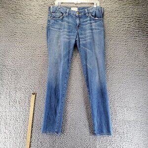 Current/Elliott Jeans Womens Size 30 Blue The Skinny Super Loved Stretchy Denim